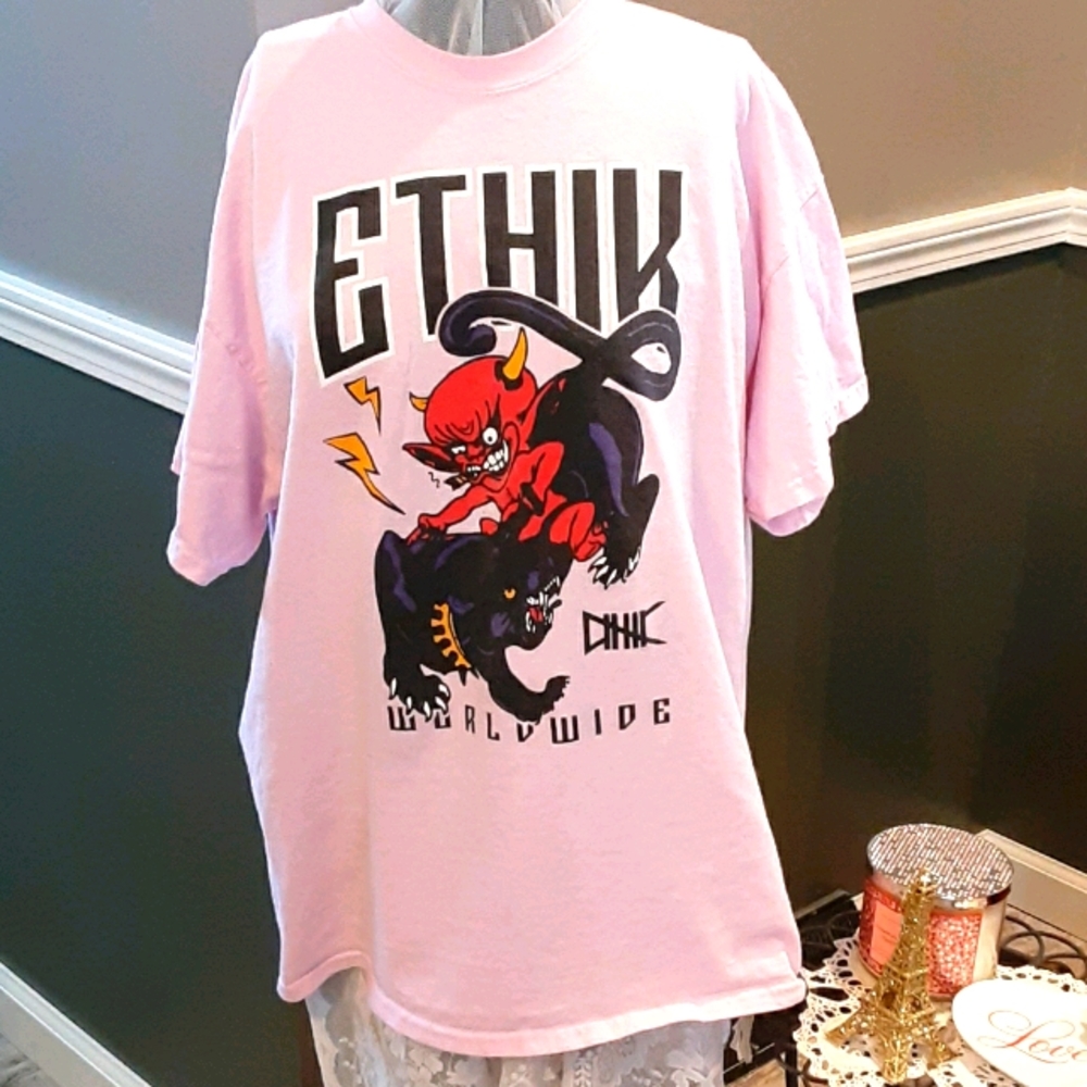 Ethik worldwide panther devil tee